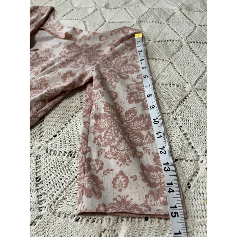 Closet London Dusty Rose Brocade Style Fitted Midi Dress – Size US 6 / UK 10 - Picture 3 of 13